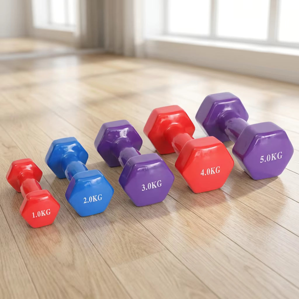 Rubber Hex Dumbbells - Strong, Simple, Reliable