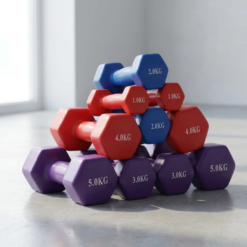 Rubber Hex Dumbbells - Strong, Simple, Reliable
