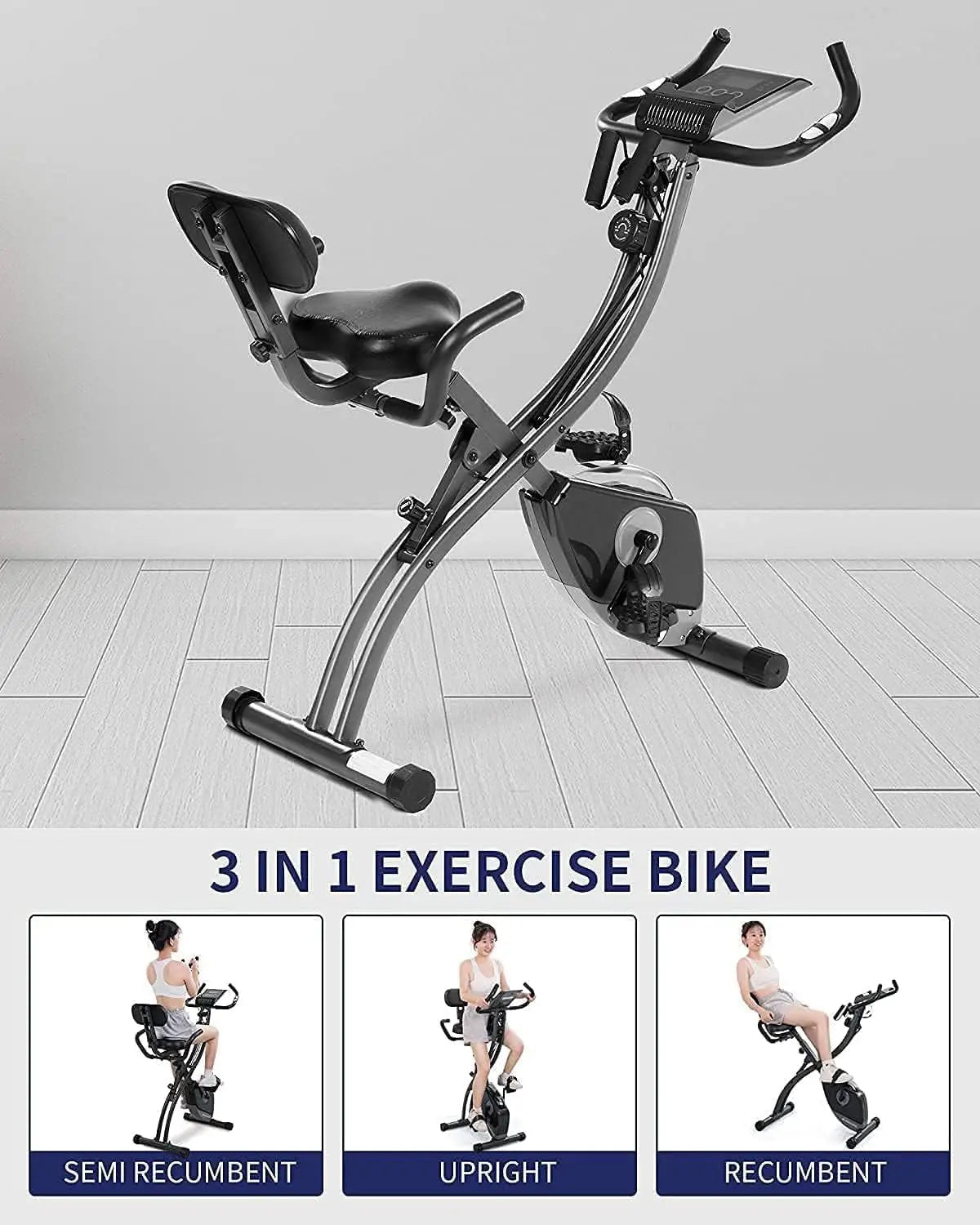 Exercise Bike - Folding Stationary Bike 