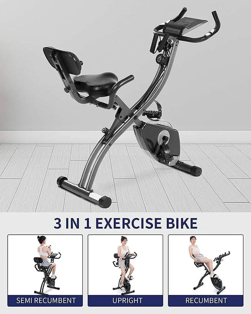Exercise Bike - Folding Stationary Bike 
